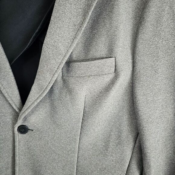 Kenneth Cole Blazer Jacket Sport Coat Men's S Heather Grey Two Button Dresswear - Picture 3 of 8